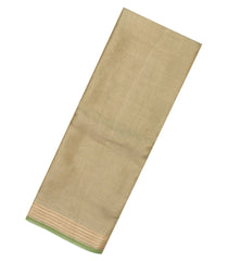 Light Green Handloom Banarasi Organza Silk Saree With Stripes-BE1689