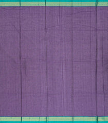 Dark Purple Woven Chettinad Cotton Saree With Buttas & Contrast Border-CN1806