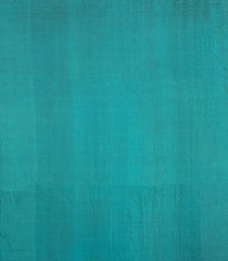 Cyan Woven Tussar Silk Saree With Checks & Dotted Motifs-TU3572