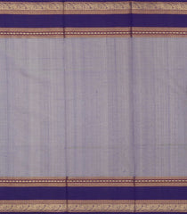 Purple Handloom Silk Cotton Saree With Zari Buttas-SC4554