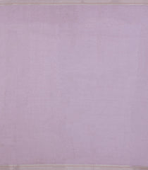 Lavender Woven Pure Organza Silk Saree With Stripes-KS1126