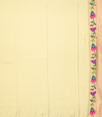 Taupe Woven Tissue Saree With Paithani Bird Motifs-PA1101