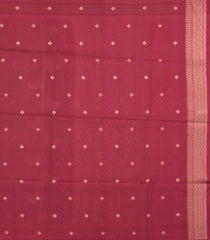 Dark Beige Woven Art Dupion Saree With Butterfly Motifs & Contrast Border-BL4941