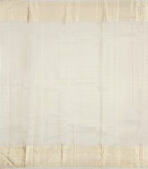 Mustard Handloom Korvai Kanchipuram Silk Saree With Silk Checks-KA16219
