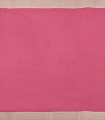 Dusty Peach Woven Mysore Silk Saree With Floral Motifs-MS3533