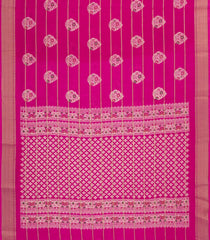 Pink Printed Synthetic Dola Silk Saree With Zari Stripes & Border-BL5027