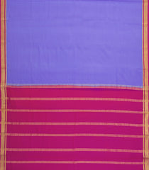 Lavender Woven Mysore Silk Saree With Contrast Zari Border-MS3805