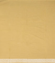 Beige Printed Jaipur Cotton Saree With Floral Motifs-JC1874