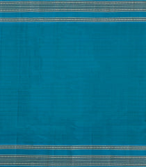 Cream Handloom Korvai Kanchipuram Silk Saree With Silk Stripes-KA16564