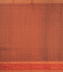 Midnight Blue Woven Tussar Silk Saree With Contrast Temple Border-TU3252