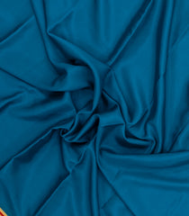 Sky Blue Woven Mysore Silk Saree With Contrast Zari Border-MS3606