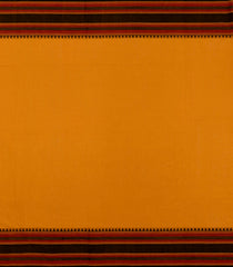 Mustard Handloom Bengal Cotton Saree With Buttas-BG1931-Mustard
