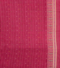 Magenta Woven Art Dupion Saree With Tie & Dye Motifs-BL5900