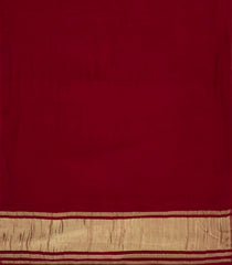 Crimson Woven Modal Silk Saree With Zari Pallu-PS0731
