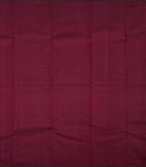Grey Handloom Korvai Kanchipuram Silk Saree With Contrast Silk Temple Border-KA16835