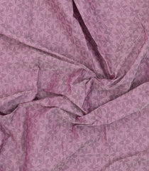 Dusty Pink Woven Rasipuram Cotton Saree With Floral Motifs-RA2660