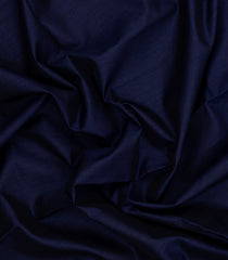 Midnight Blue Woven Art Dupion Saree With Meena Floral Border-BL5922