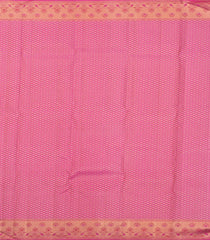 Peach Handloom Kanchipuram Silk Saree With Meena Annam Motifs-KA14751