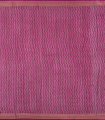 Magenta Printed Chanderi Cotton Saree With Zari Border-CC1472