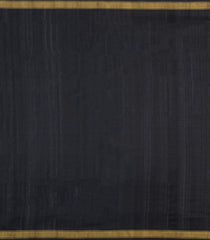 Black Handloom Rajkot Patola Silk Saree With Ikat Motifs-IK0464
