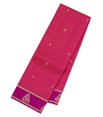 Pink Woven Pure Silk Saree With Buttas & Contrast Border-KA15624