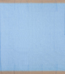 Light Blue Woven Rasipuram Cotton Saree With Floral Buttas-RA2563