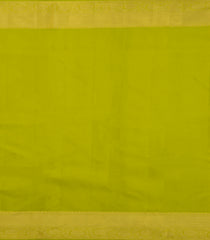 Light Green Handloom Kanchipuram Silk Saree With Floral Vine Motifs-KA14444