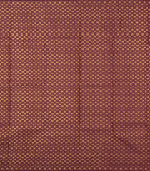 Peach Handloom Kanchipuram Silk Saree With Nandhi Buttas-KA14816