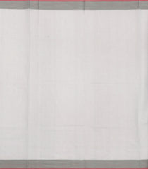 Off White Handloom Village Cotton Saree With Buttas-VC1640
