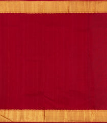 Blue Handloom Korvai Kanchipuram Silk Saree With Floral Motifs-KA15566
