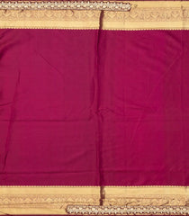 Gold Handloom Silk Saree With Annam Motifs & Hand Embroidered Selvage-EN1721