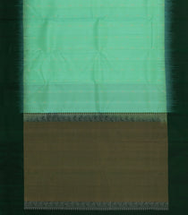 Aquamarine Handloom Soft Silk Saree With Stripes & Buttas-SO4514