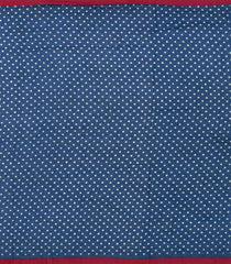 Indigo Printed Jaipur Cotton Saree With Camel Motifs-JC1803