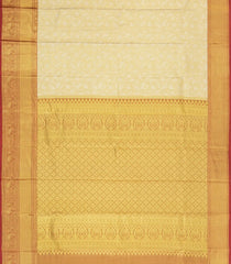 Gold Woven Tissue Silk Saree With Floral Zari Motifs-KA15565