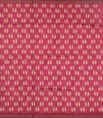 Crimson Printed Synthetic Tussar Saree With Pichwai Motifs-BL5380