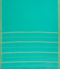 Aquamarine Woven Mysore Silk Saree With Pure Zari Border -MS3275