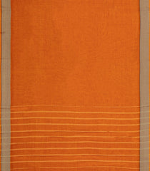 Orange Woven Chirala Cotton Saree With Narayanapet Border-CR1475