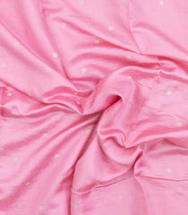 BubbleGum Pink Woven Banarasi Silk Saree With Coin Kanchipuram Butta Silk Sarees-BE1877
