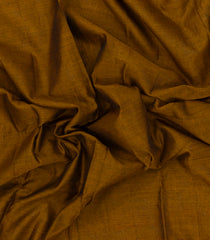 Oil Mustard Woven Chirala Cotton Saree With Contrast Border-CR1416