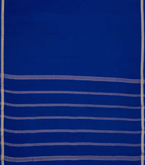 Blue Woven Mysore Silk Saree With Zari Border-MS3434