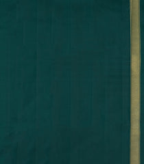 Green Handloom Korvai Kanchipuram Rising Border Silk Saree-KA15256