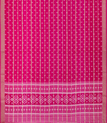 Hot Pink Printed Synthetics Dola Saree Zari Stripes-BL5286