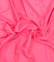 Hot Peach Woven Mysore Silk Saree With Contrast Zari Border-MS3782