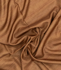 Beige Printed Synthetic Tussar Silk Saree With Contrast Border-SY0102