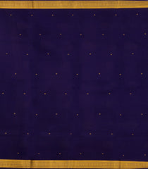Aquamarine Woven Mysore Silk Saree With Buttas & Contrast Border-MS3609