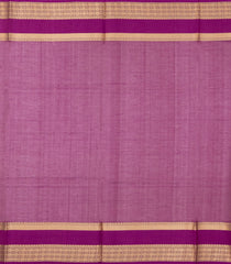 Magenta Handloom Silk Cotton Saree With Parrot Buttas-SC3949