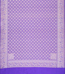 Blue Handloom Organza Soft Silk Saree With Floral Motifs-SO4127