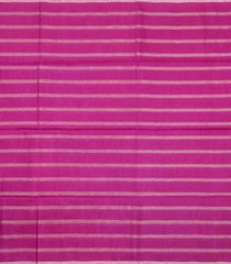 Hot Pink Woven Art Bhagalpur Cotton Saree With Thread & Zari Stripes-SY0267