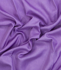 Lavender Woven Blended Viscose With Zari Checks-BL5566