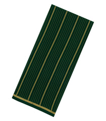 Dark Green Woven Mysore Silk Saree With Pure Zari Stripes -MS3279